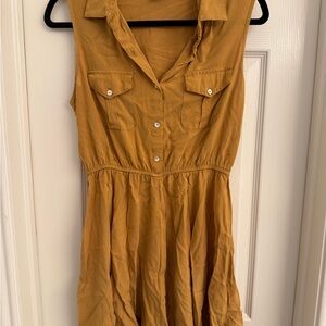 Vintage Forever 21 Golden/Mustard Dress